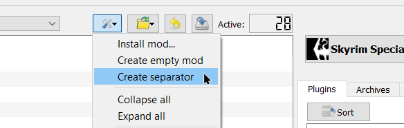 Create Separator