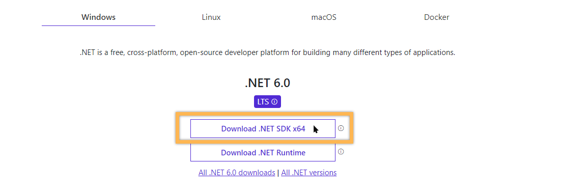 NET 6 SDK